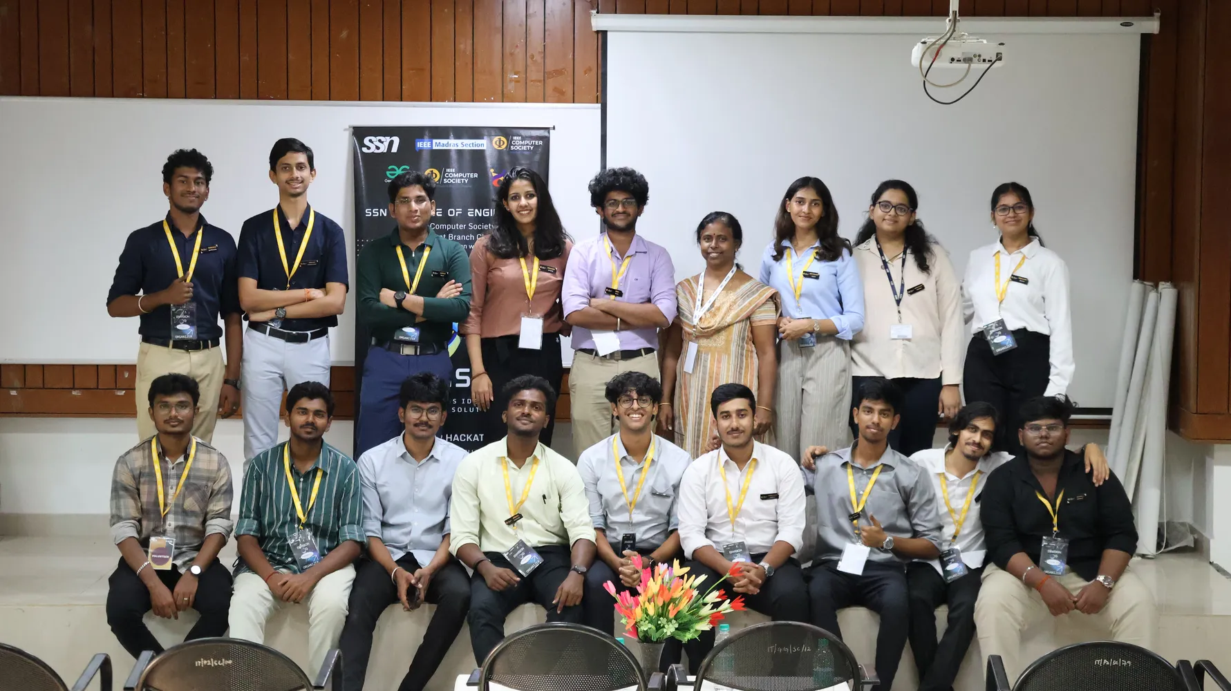 Envision Hackathon organising team picture.