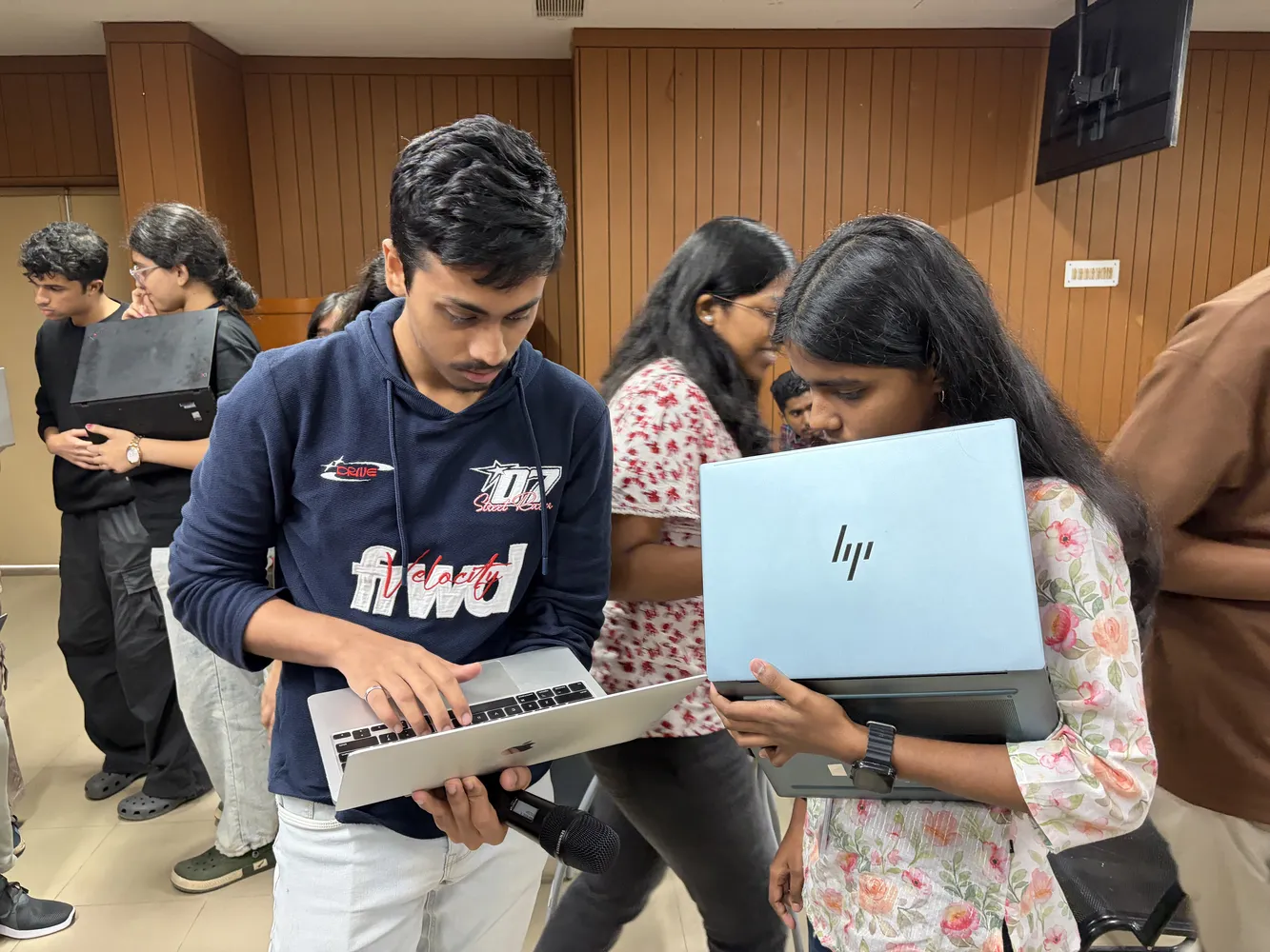 Students in Hackathon